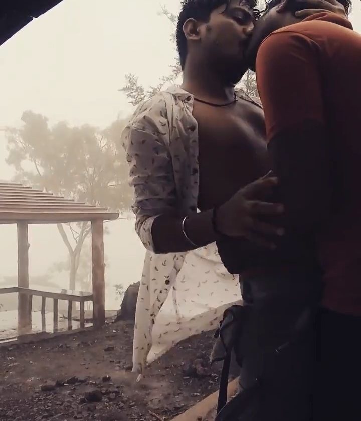 Raining Gay Kiss